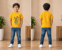आईचे शेपूट Marathi Caption Kids T-Shirt | 100% Cotton Bio Wash | Funny Marathi Printed T-Shirt for Boys & Girls