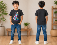 आईवर निर्भर | Marathi Caption Kids T-Shirt | 100% Cotton Bio Wash | Soft & Comfortable