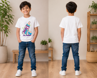 आईवर निर्भर | Marathi Caption Kids T-Shirt | 100% Cotton Bio Wash | Soft & Comfortable